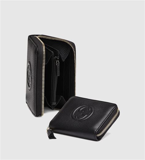 gucci soho zip around wallet|Gucci accessory collection wallet.